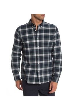 Slate & Stone Plaid Print Trim Fit Shirt